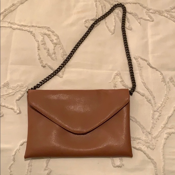 Brown Leather Jcrew Purse/Clutch - Picture 2 of 2